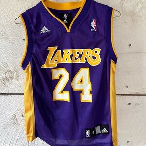 Kobe Bryant Youth Small NBA Jersey LA Lakers Vintage NBA Adidas